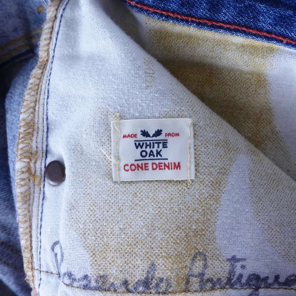 Raleigh Men 31x30 Denim Jones White Oak Cone Denim Selvedge Jeans Handcrafted US - Picture 5 of 11